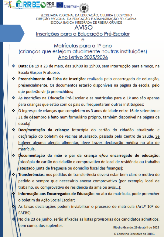 Informações EPE e 1º ano - de outras instituições_001